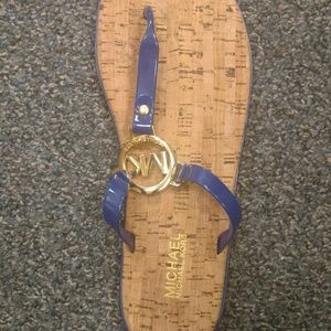 Michael Kors MK Charm Jelly Thong Sandals